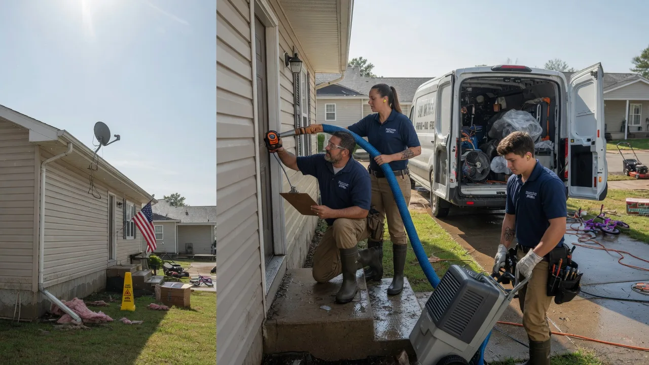 Ceiling Water Damage Restoration in Sasakwa, OK near me