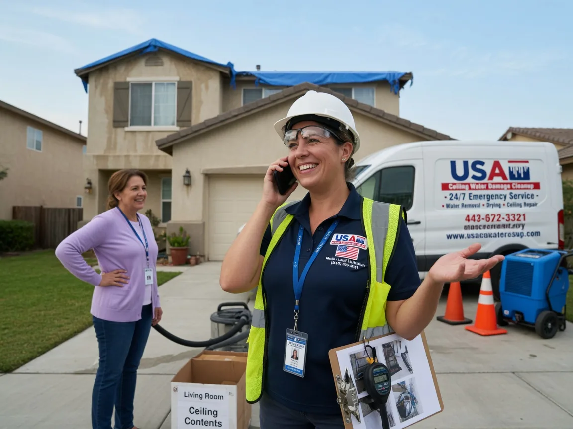 Ceiling Water Damage Restoration Sasakwa, OK FAQs
